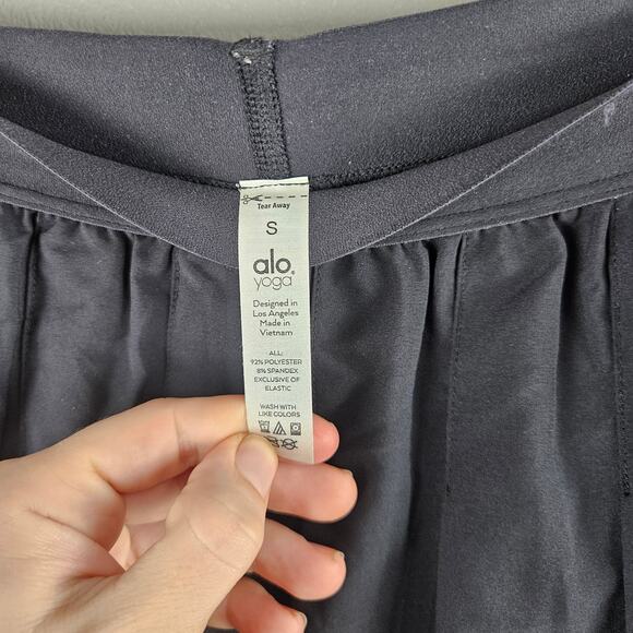 Alo Black Tennis Skirt Activewear Preppy Size Small - Picture 2 of 7